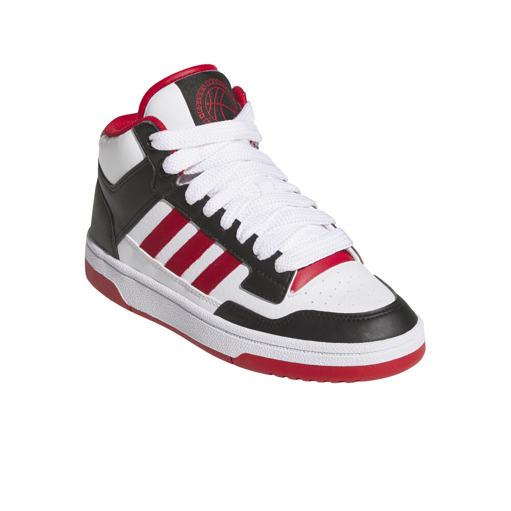 adidas zapatilla moda niño RAPID COURT MID J lateral interior