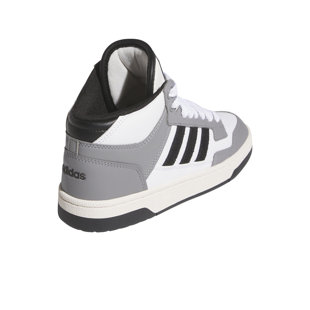 adidas zapatilla moda niño RAPID COURT MID J vista trasera