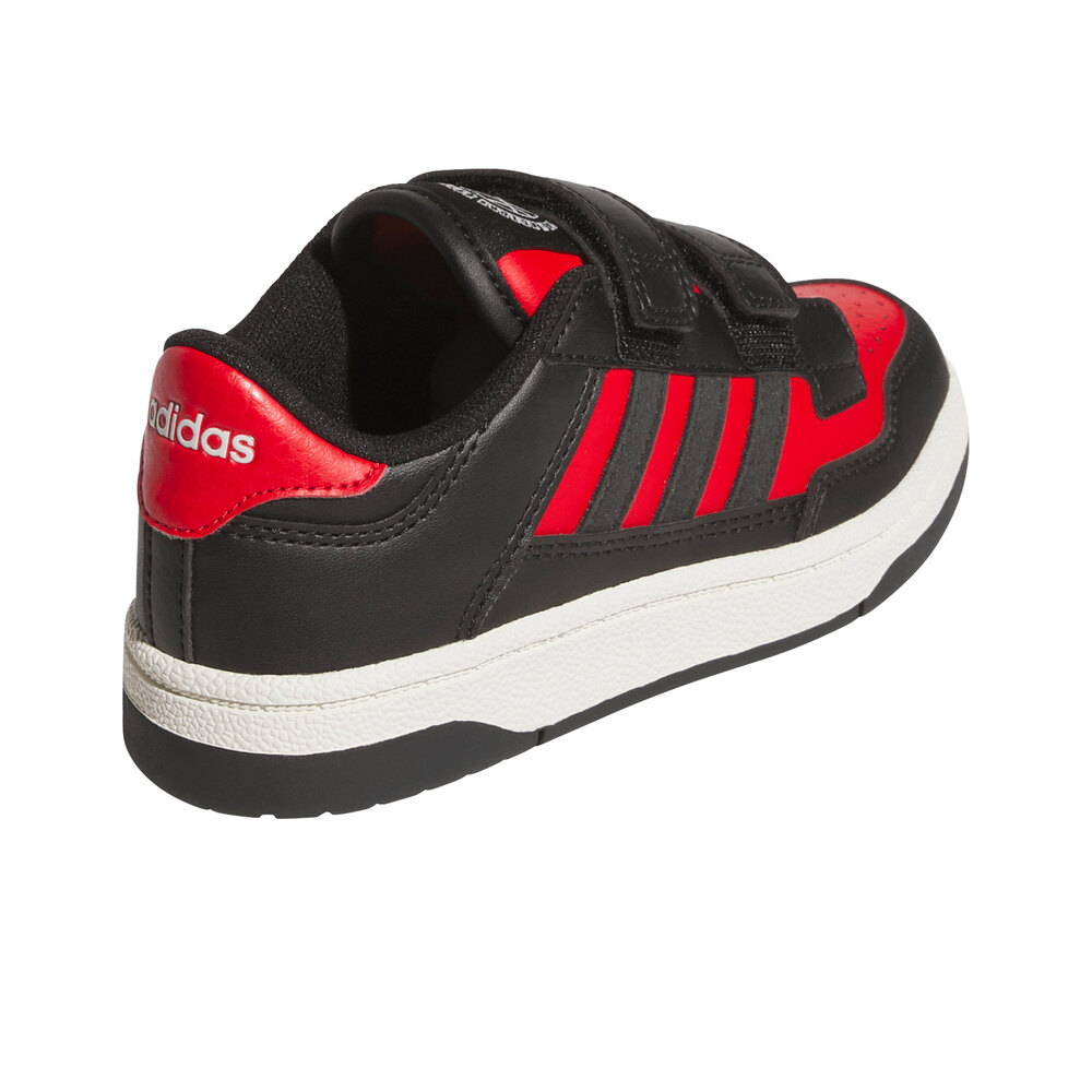 adidas zapatilla moda niño RAPID COURT vista trasera