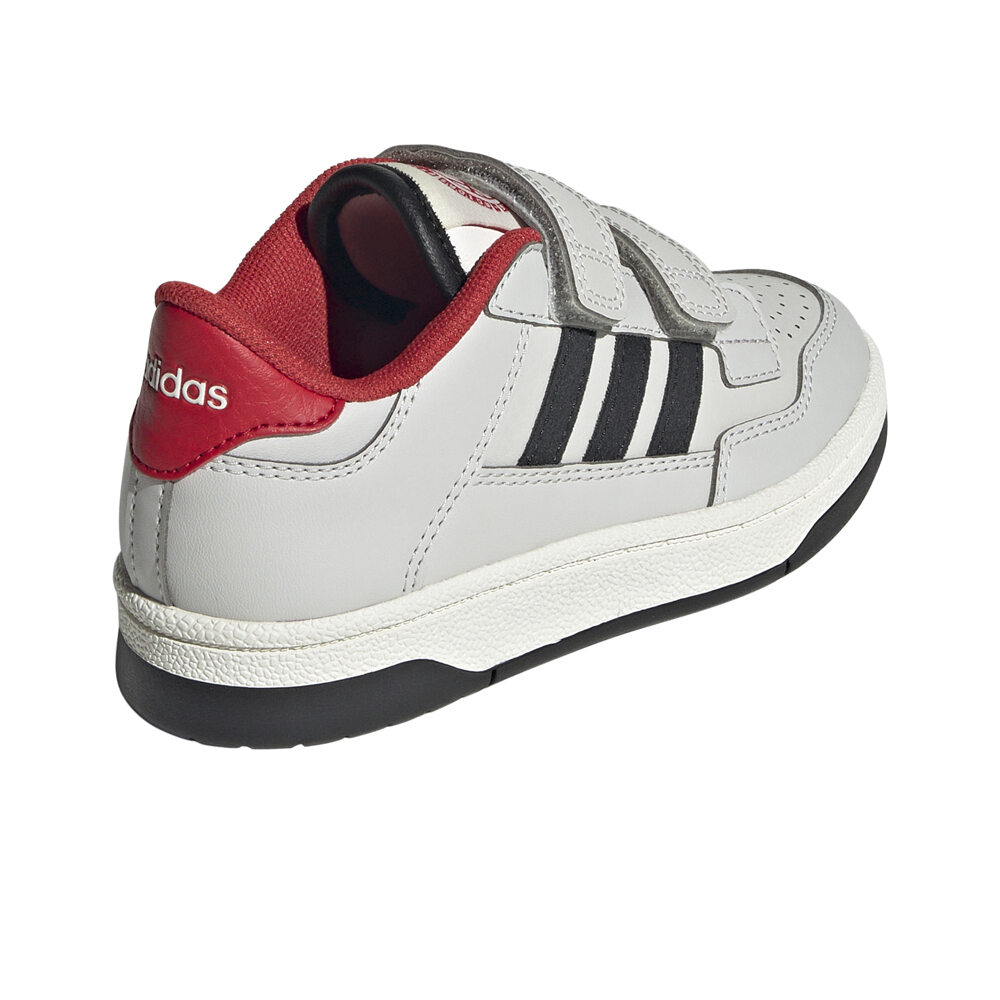 adidas zapatilla moda niño X_RAPID COURT EL CF C vista trasera