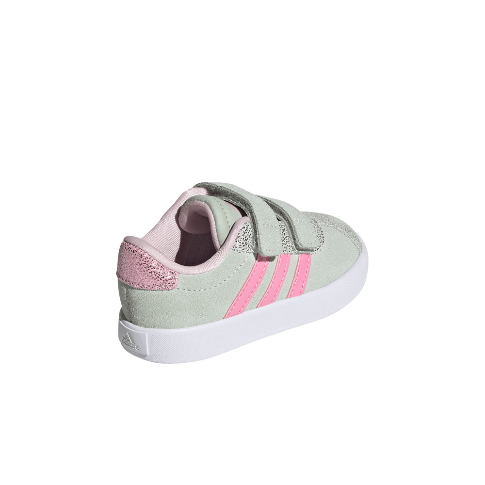 adidas zapatilla multideporte bebe VL PISTA CUBIERTA 3.0 NIOS vista trasera