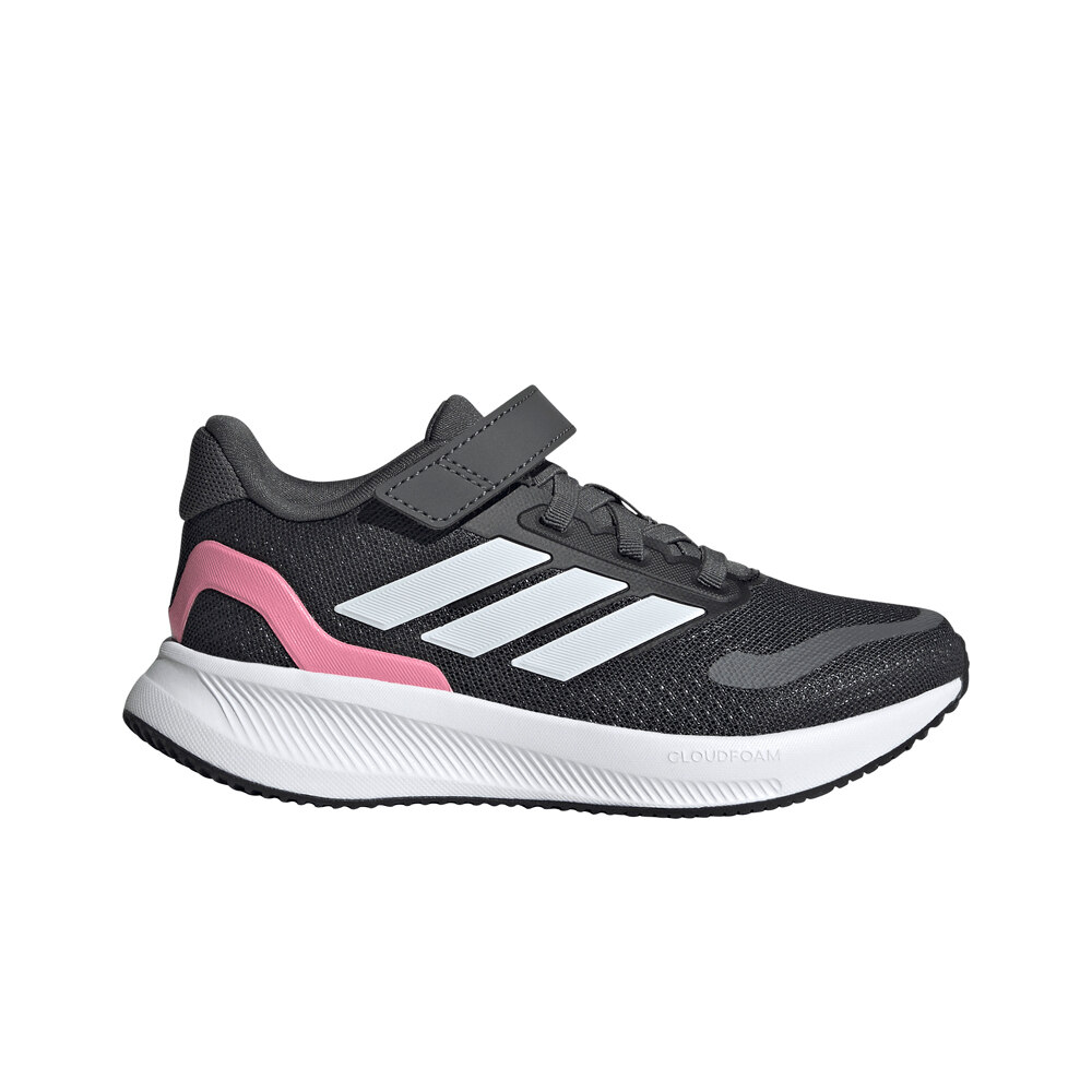 adidas zapatilla multideporte niño RUNFALCON 5 EL C lateral exterior
