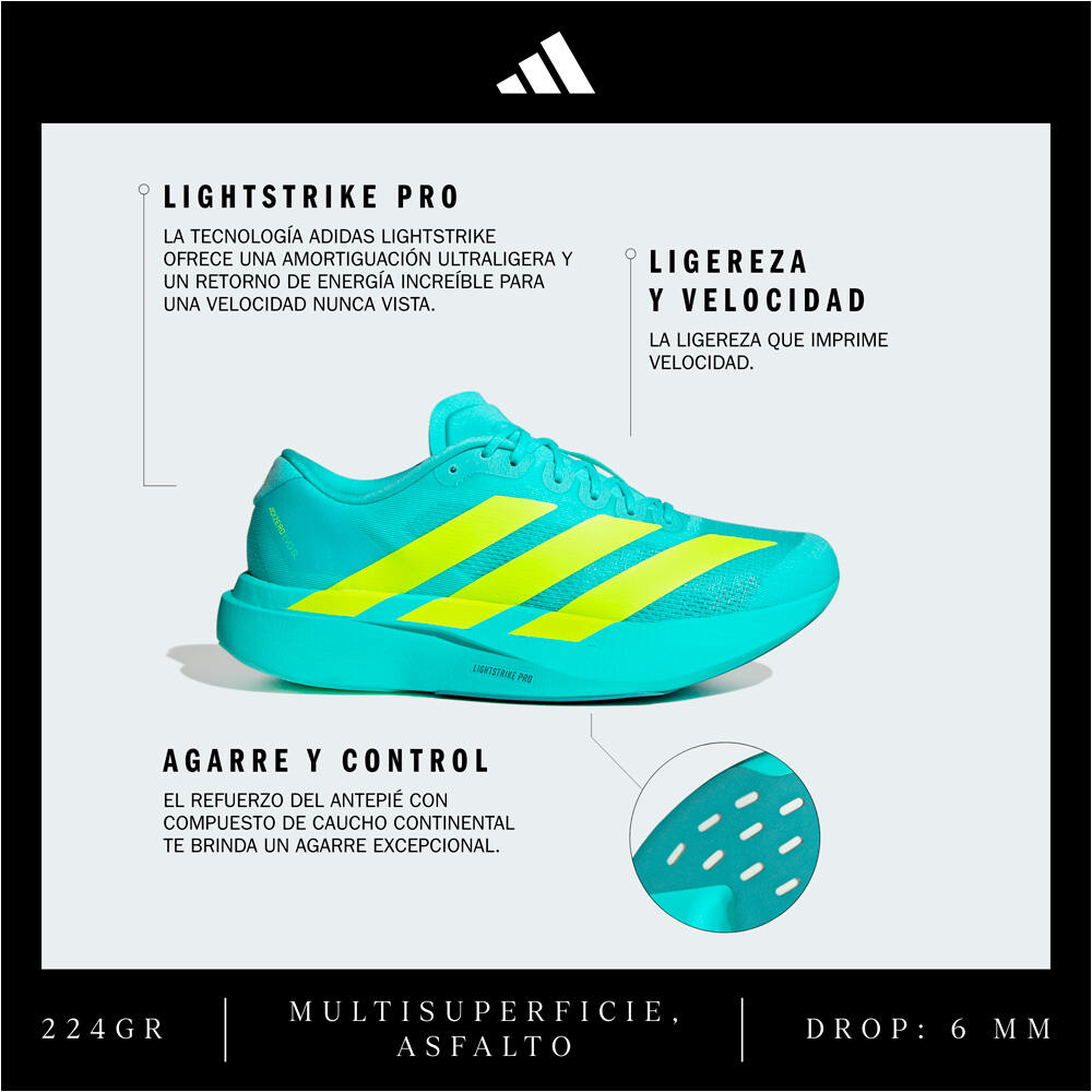 adidas zapatilla running hombre adizero Evo SL M 06
