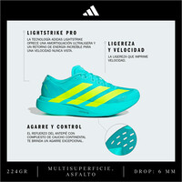 adidas zapatilla running hombre adizero Evo SL M 06