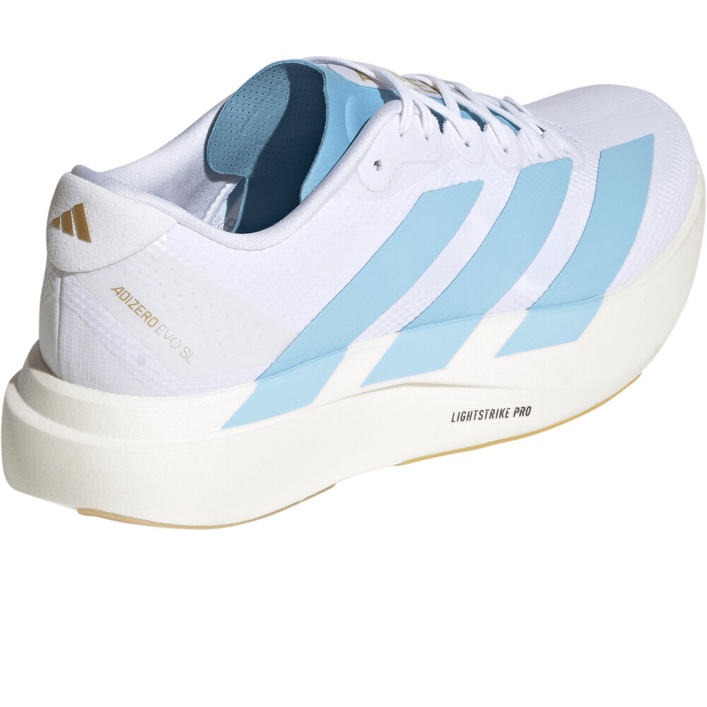 adidas zapatilla running hombre ADIZERO EVO SL WOVEN M vista trasera