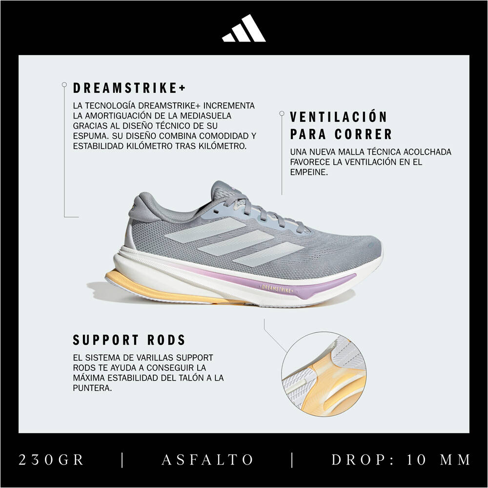 adidas zapatilla running mujer SUPERNOVA RISE 2 RUNNING 06