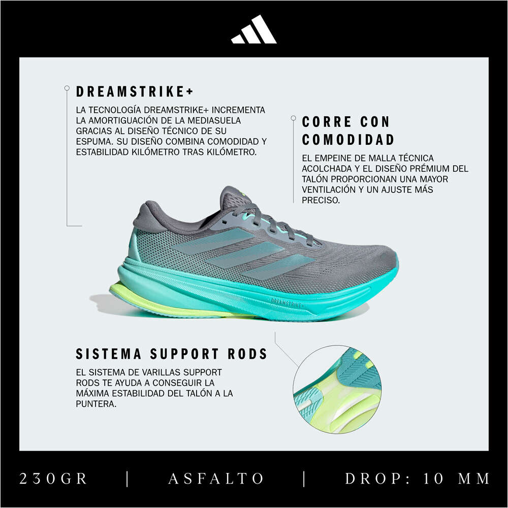 adidas zapatilla running mujer SUPERNOVA RISE 2 W 06