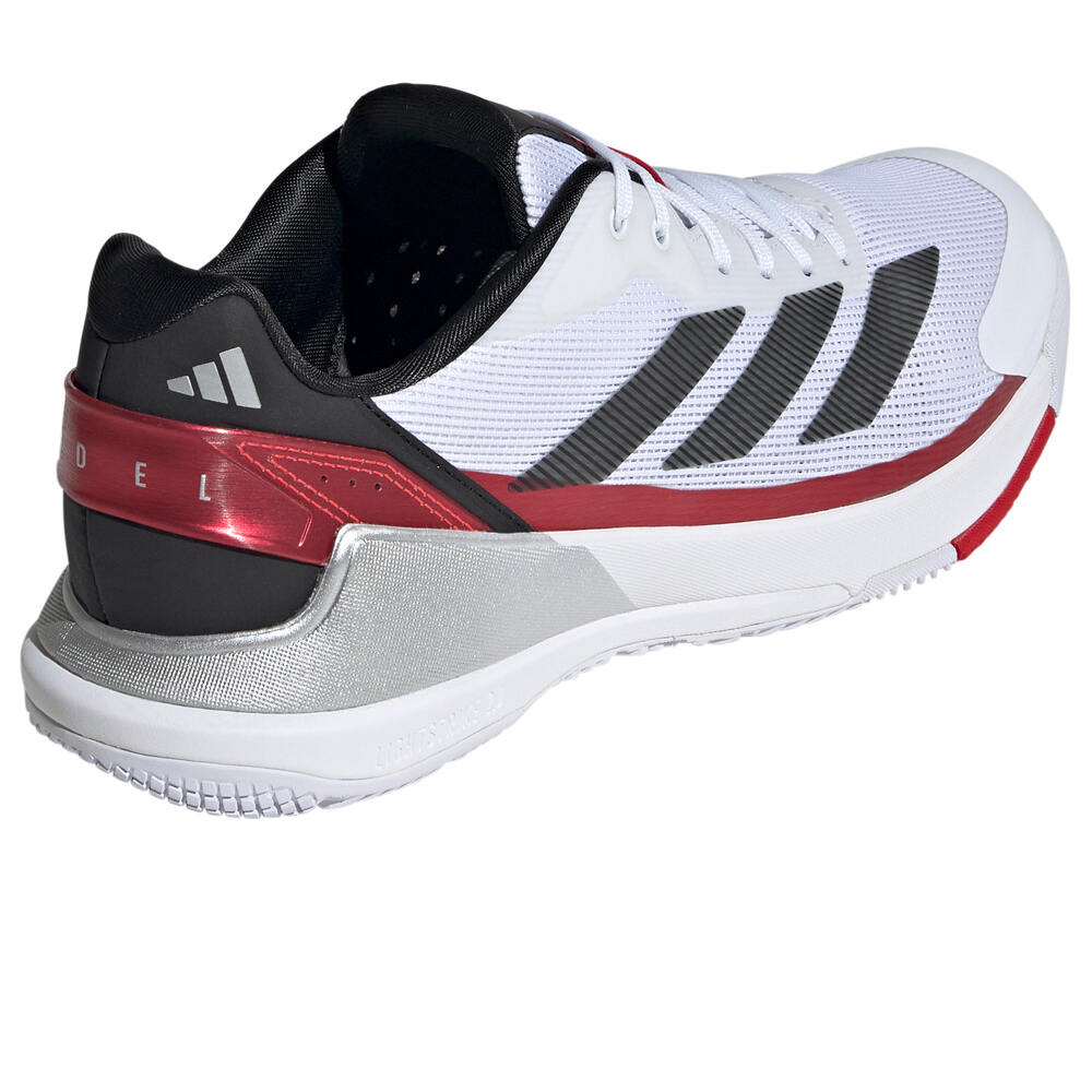 adidas Zapatillas Padel Hombre CRAZYQUICK LS PADEL M FTWR BLRO vista trasera