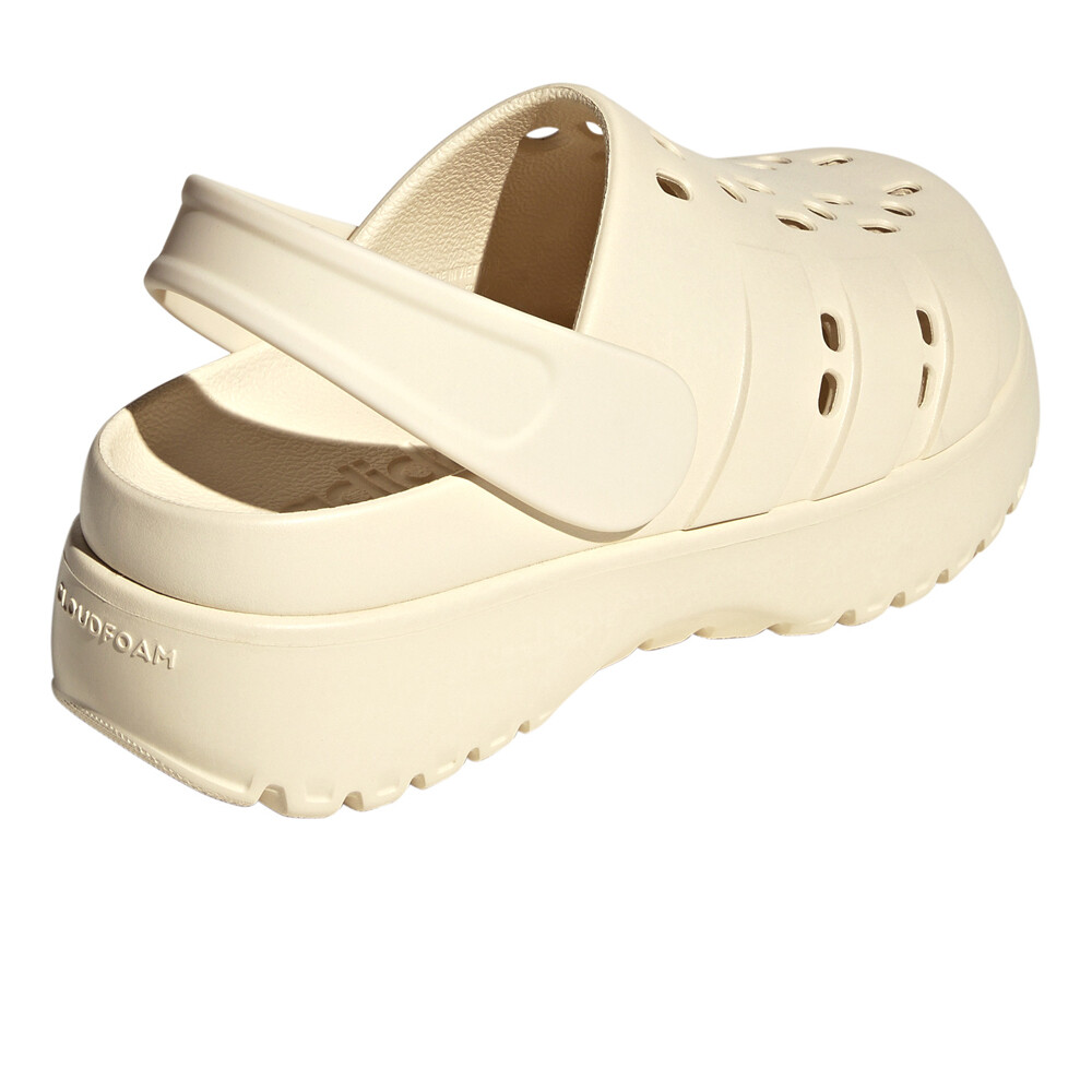 adidas zueco mujer ADILETTE CLOG PLATFORM vista trasera