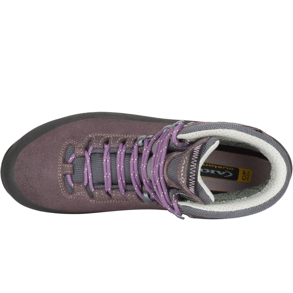 Aku bota montaña cuero mujer SUPERALP WIDE GTX W'S vista superior