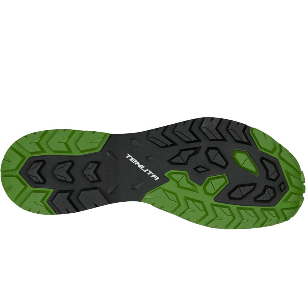 Aku bota trekking hombre REACTIVE GTX Dark Grey-Green vista trasera