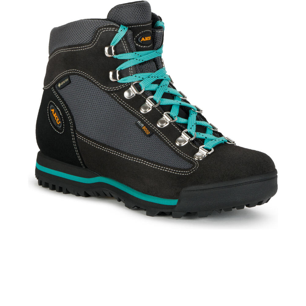 Aku bota trekking mujer ULTRA LIGHT MICRO GTX W'S Anthracite-Mint lateral interior