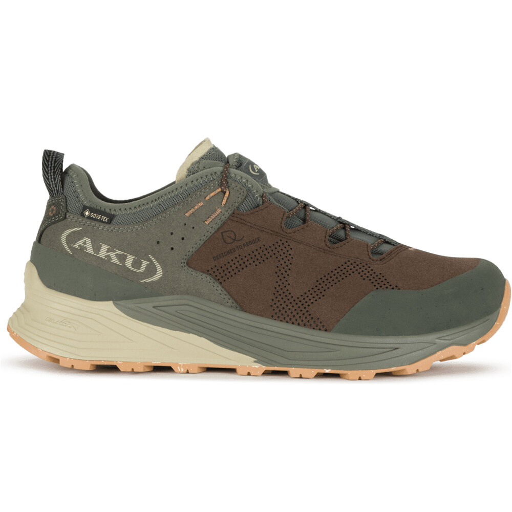 Aku zapatilla trekking hombre OMNIA V-LIGHT GTX lateral exterior