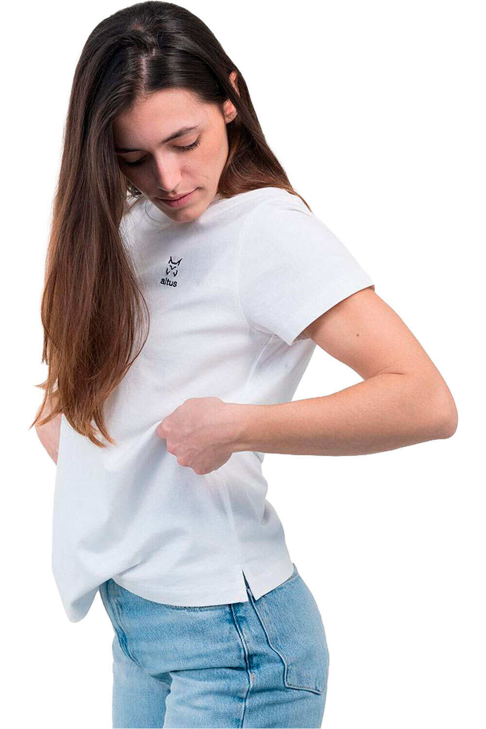 Altus camiseta montaña manga corta mujer AMALFI W vista trasera