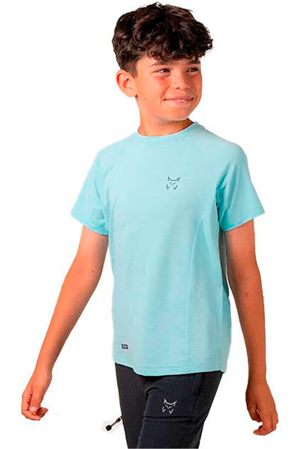 Altus camiseta montaña manga corta niño ONYX vista frontal