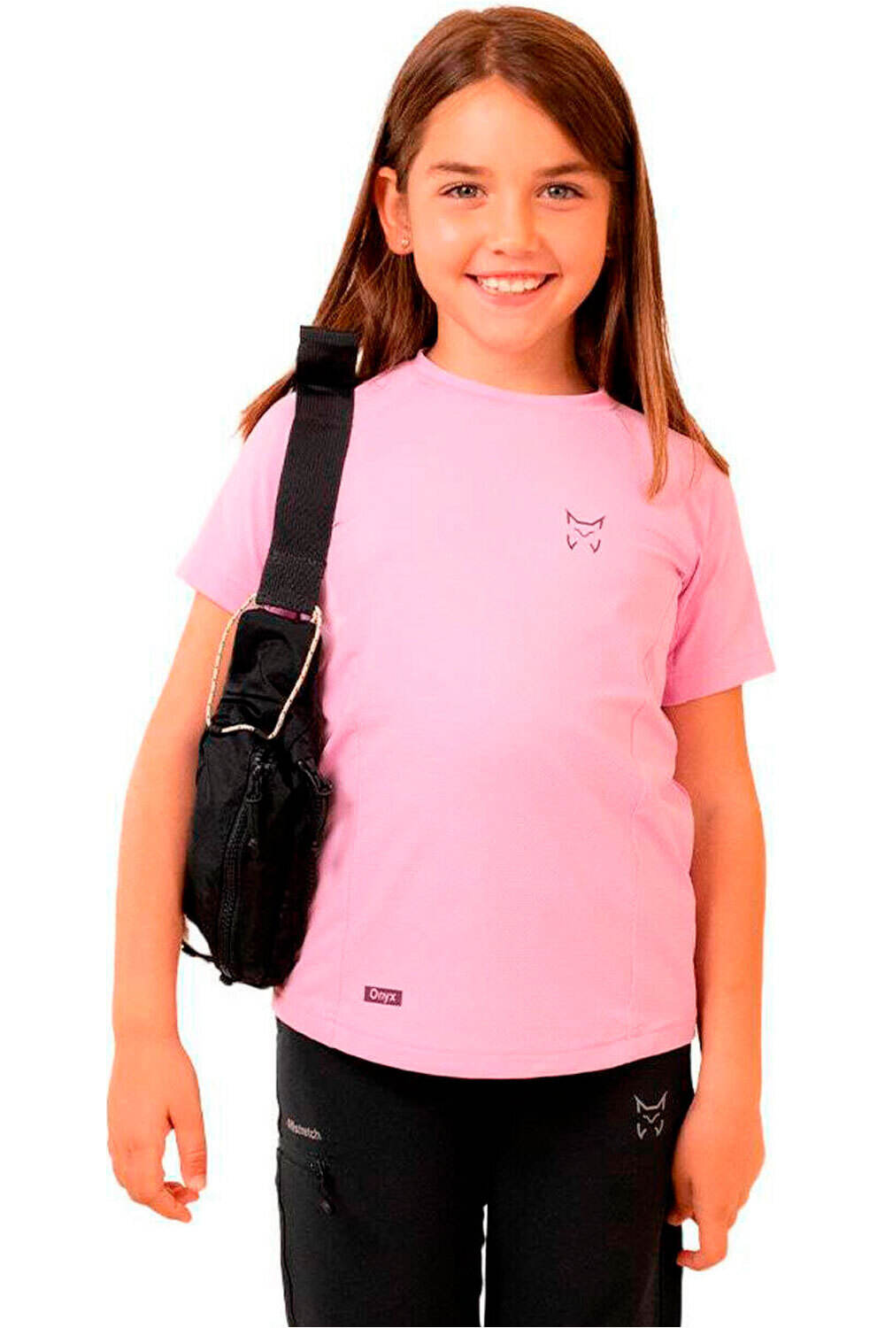 Altus camiseta montaña manga corta niño ONYX vista frontal