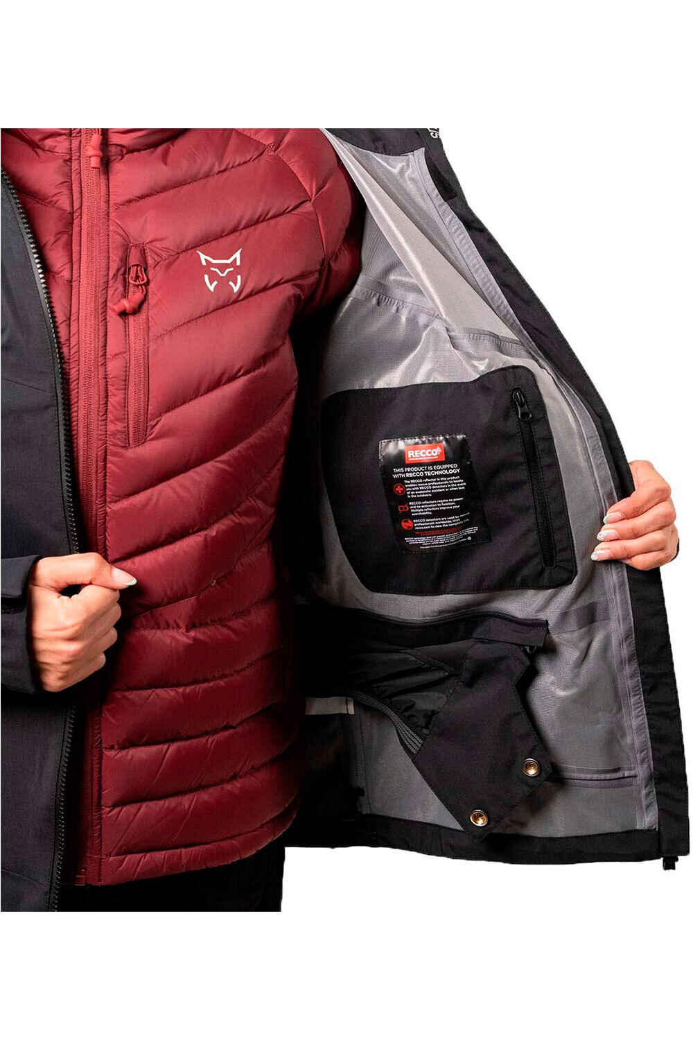 Altus chaqueta impermeable mujer CANAIMA W K30 vista trasera