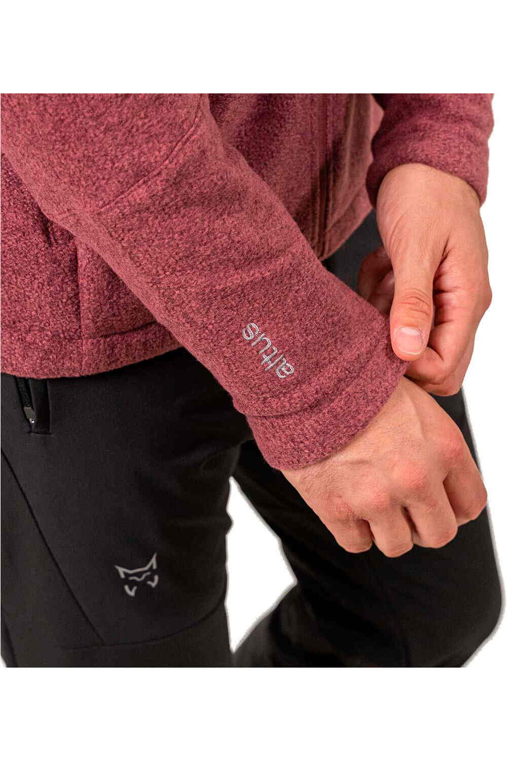 Altus forro polar hombre ODYSSEY K30 vista trasera