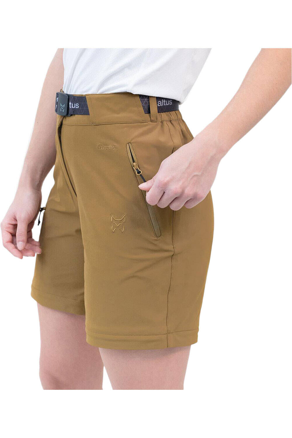 Altus pantalón montaña mujer QUETZAL W vista trasera