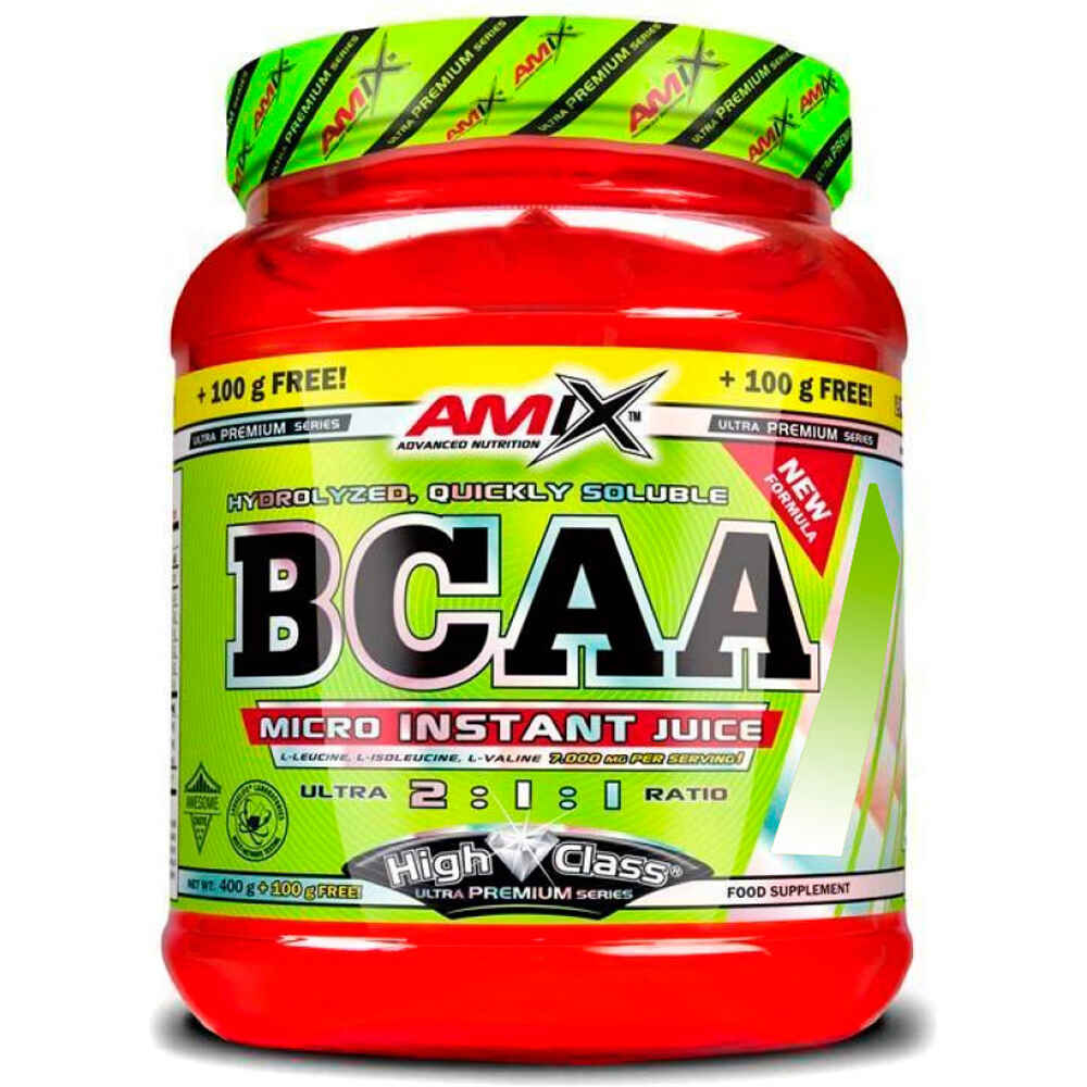 Amix Nutrition Aminoacidos BCAA INSTANT JUICE 500 GR Lima-limon vista frontal