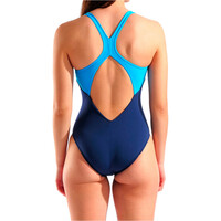 Arena bañador natación mujer FLOWING SWIMSUIT V BACK vista trasera