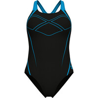 Arena bañador natación mujer GRAPHIC SWIM PRO BACK vista detalle