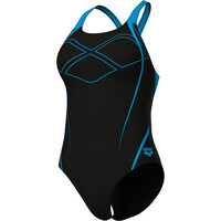 Arena bañador natación mujer GRAPHIC SWIM PRO BACK vista frontal