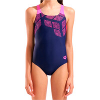 Arena bañador natación niña ARENA KIKKO vista frontal