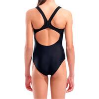 Arena bañador natación niña DYNAMO JR ONE PIECE vista trasera