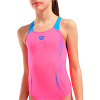 Arena bañador natación niña POSEIDONIA SWIMSUIT SWIM PRO BACK vista detalle
