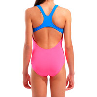 Arena bañador natación niña POSEIDONIA SWIMSUIT SWIM PRO BACK vista trasera