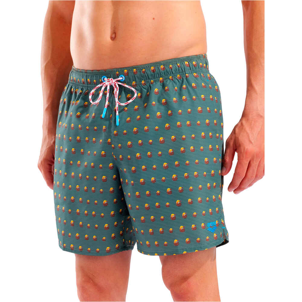 Arena bañador playa hombre ARENA WATER PRINTS vista detalle