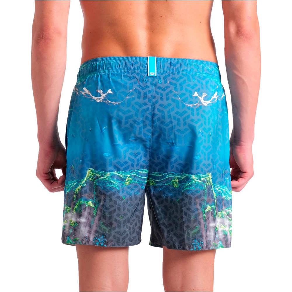 Arena bañador playa hombre ARENA WATER PRINTS vista trasera