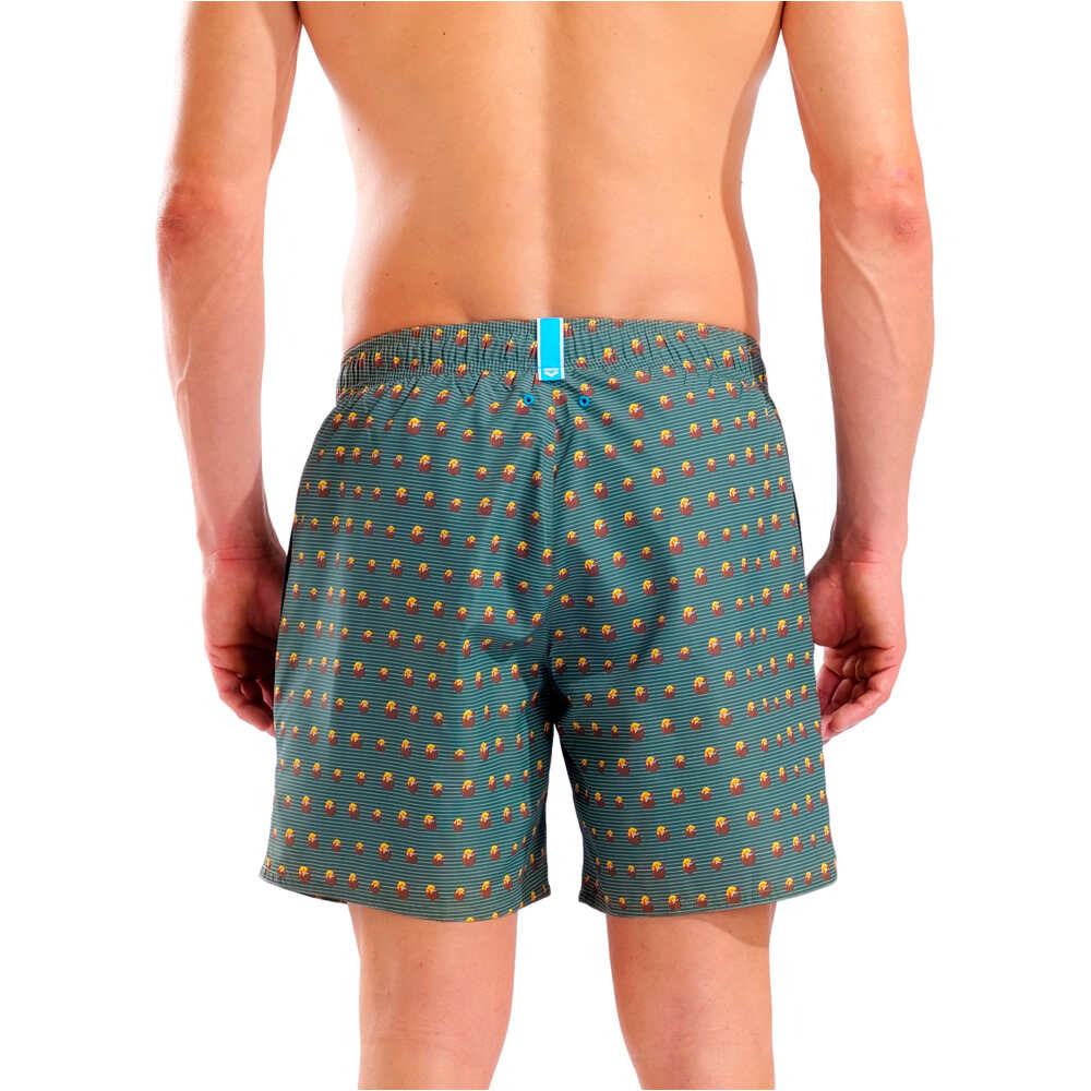 Arena bañador playa hombre ARENA WATER PRINTS vista trasera