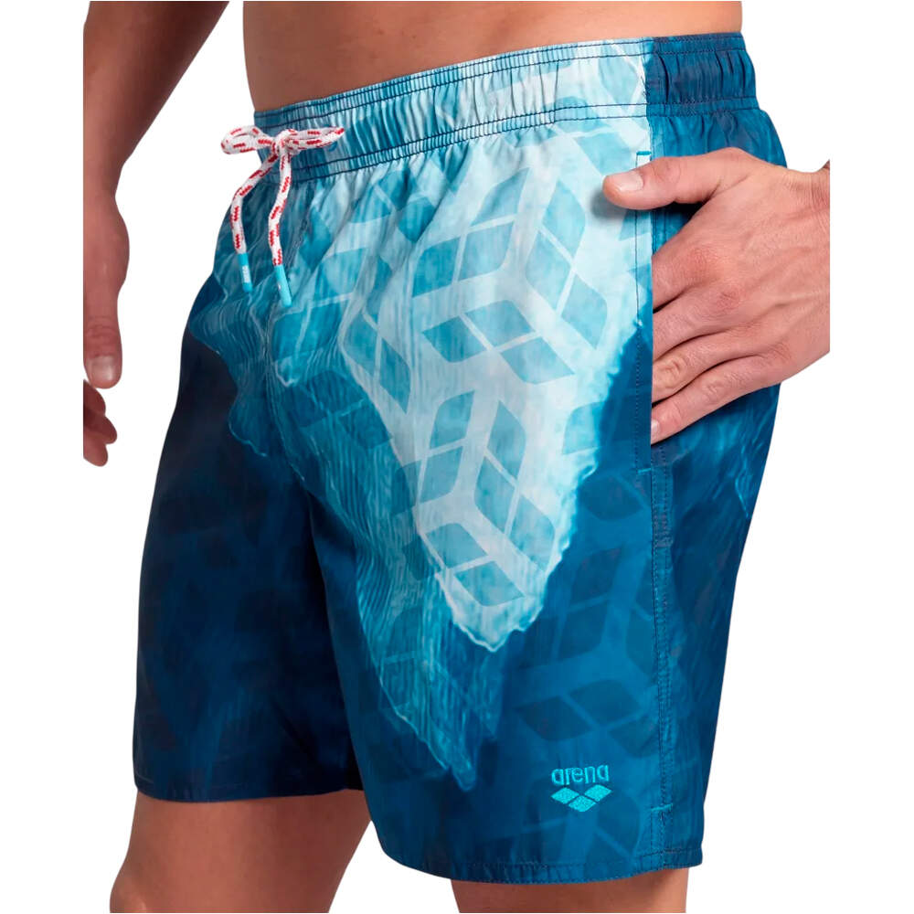 Arena bañador playa hombre BAADOR BEACH BOXER PLACED vista detalle