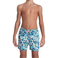Arena bañador playa niño BAADOR BEACH BOXER ALLOVER vista frontal