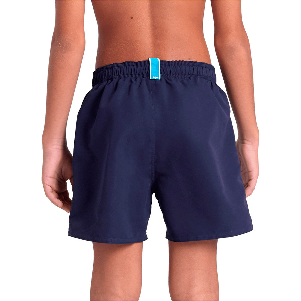 Arena bañador playa niño BAADOR BEACH BOXER SOLID R vista trasera