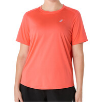 Asics camiseta entrenamiento manga corta mujer CORE SS TOP vista frontal