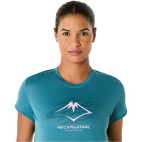 Asics camiseta entrenamiento manga corta mujer FUJITRAIL LOGO SS TOP 03