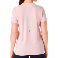 Asics camiseta entrenamiento manga corta mujer ROAD SEAMLESS SS TOP vista trasera