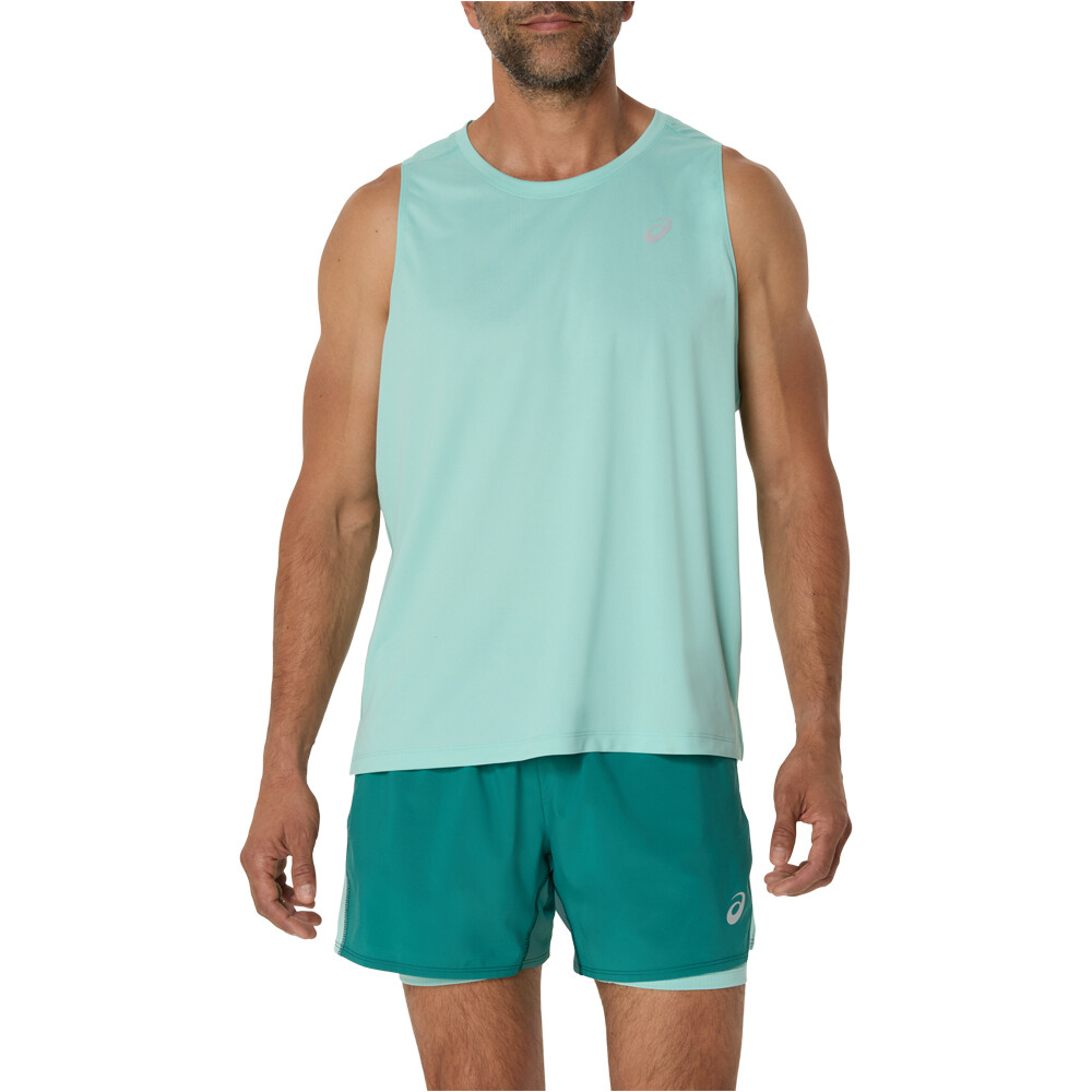 Asics camiseta entrenamiento tirantes hombre CORE SINGLET vista frontal