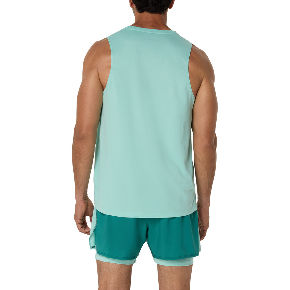 Asics camiseta entrenamiento tirantes hombre CORE SINGLET vista trasera