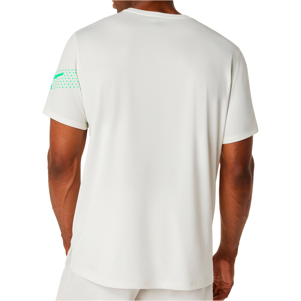 Asics camiseta técnica manga corta hombre ICON SS TOP vista trasera