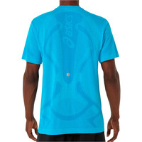 Asics camiseta técnica manga corta hombre ROAD SEAMLESS SS TOP vista trasera