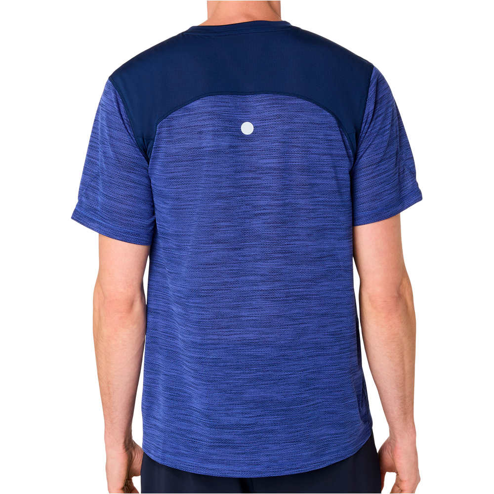 Asics camiseta técnica manga corta hombre ROAD SS TOP vista trasera