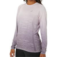 Asics camiseta técnica manga larga mujer SEAMLESS LS TOP vista detalle