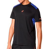 Asics camiseta tenis manga corta hombre PADEL COURT SS TOP NEAZ vista detalle