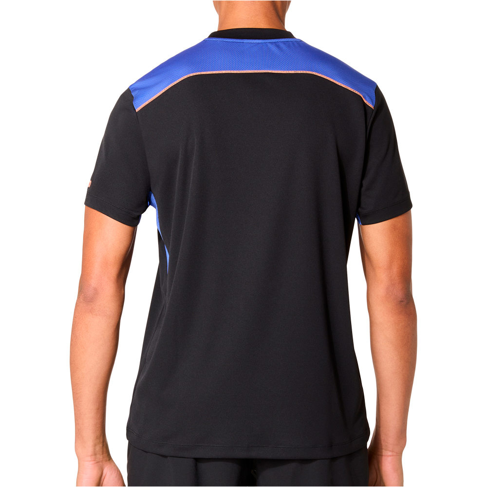 Asics camiseta tenis manga corta hombre PADEL COURT SS TOP NEAZ vista trasera