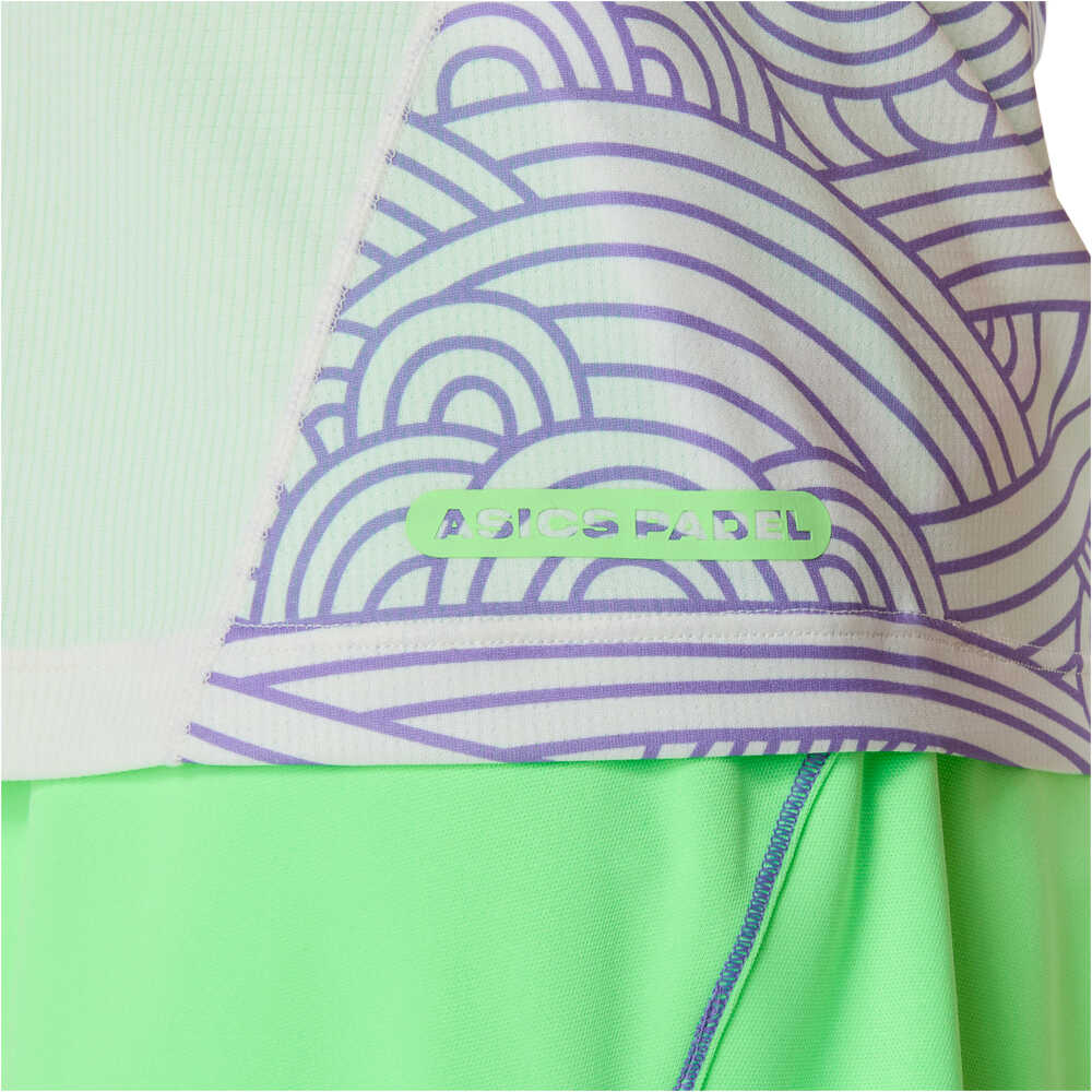 Asics camiseta tenis manga corta mujer PADEL COURT AOP TANK MOVE 03