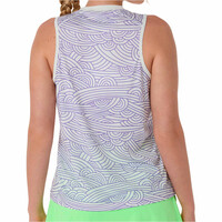 Asics camiseta tenis manga corta mujer PADEL COURT AOP TANK MOVE vista trasera
